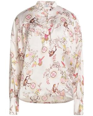 Rebel Queen Cream Top Polyester - White