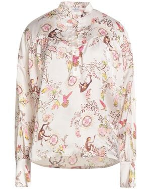 Rebel Queen Cream Top Polyester - White