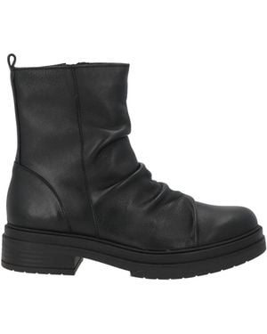 Divine Follie Botines De Caña Alta - Negro