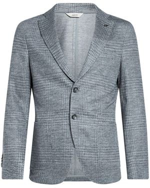 Paoloni Blazer Virgin Wool, Cotton - Blue