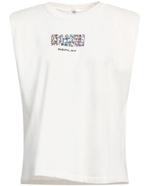 Replay Ivory T-Shirt Cotton - White