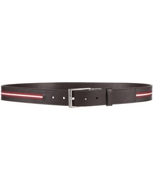 Bally Dark Belt Leather - White