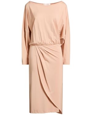 8pm Blush Midi Dress Viscose, Elastane - Natural