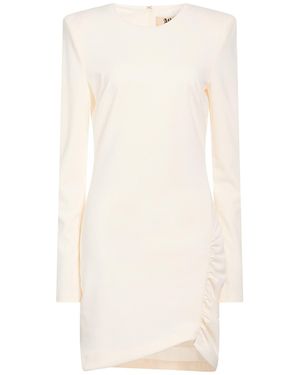 Aniye By Mini Dress Polyester, Elastane - White