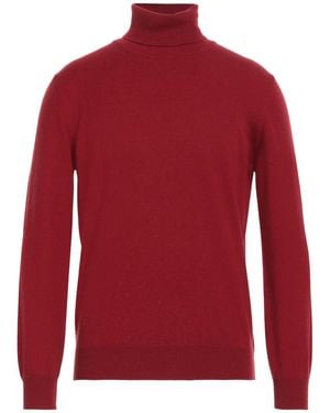 Kangra Rollkragenpullover - Rot
