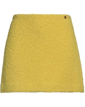 Ottod'Ame Lime Mini Skirt Wool, Polyamide - Yellow