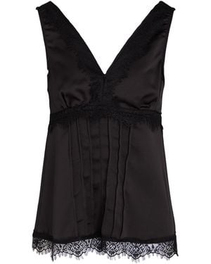 Motel Top Polyester - Black