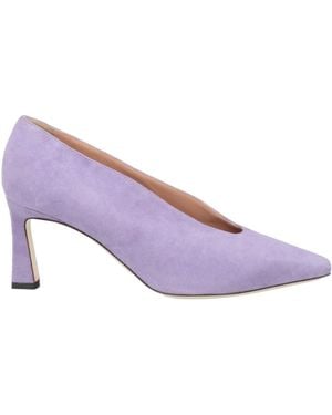 Pollini Lilac Pumps Leather - Purple