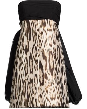Giambattista Valli Mini Dress Polyester, Silk - Black