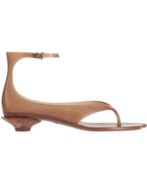 Chloé Thong Sandal Rubber - Brown