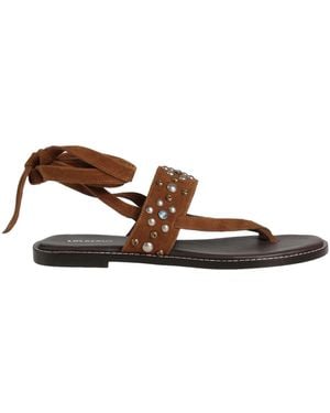 Lola Cruz Thong Sandal - Brown