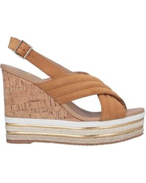Hogan Sandals Leather - Brown