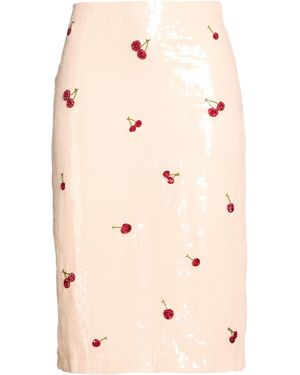 DES_PHEMMES Midi Skirt - Natural