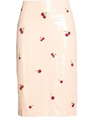 DES_PHEMMES Midi Skirt - Natural