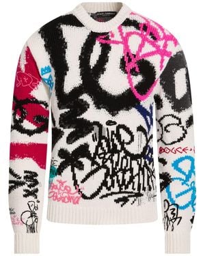 Dolce & Gabbana Jumper Wool, Viscose, Cashmere, Polyamide, Polyester - Multicolour