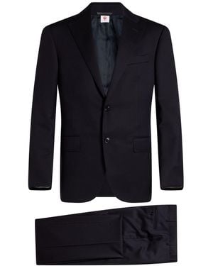 Corneliani Midnight Suit Virgin Wool - Blue