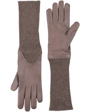 Agnona Gloves - Brown