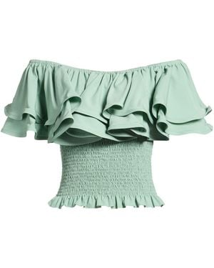 Paperlace Top Cotton, Polyester - Green