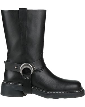 Marine Serre Ankle Boots Leather - Black