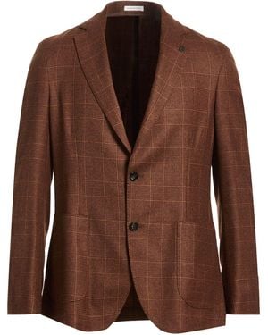 BRERAS Milano Dark Blazer Virgin Wool - Brown