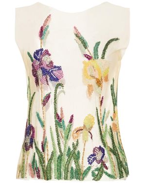 MIRIAM STELLA Top Nylon - White