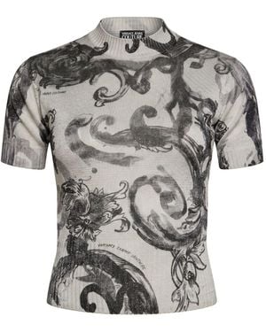 Versace Jeans Couture Col Roulé - Gris