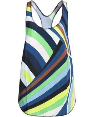 PUCCI Iride Print Tank Top - Blue