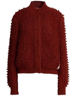 FRONT STREET 8 Cardigan Viscose, Polyester, Polyamide - Red