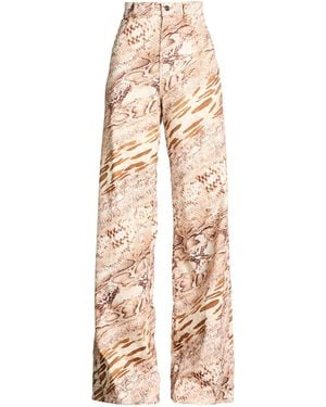 Liu Jo Pants Polyester, Viscose, Elastane - Natural