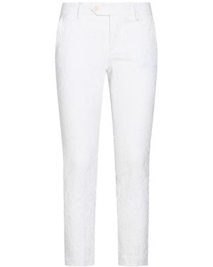 Roy Rogers Pants Cotton, Polyester, Polyamide, Elastane - White