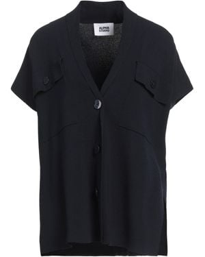 Alpha Studio Strickjacke - Schwarz