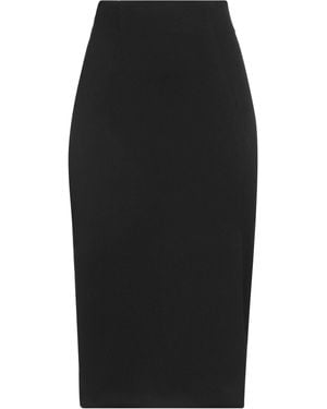 Sandro Ferrone Midi Skirt Polyacrylic, Viscose, Elastane - Black