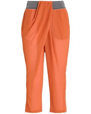 Hanita Trousers Polyester, Viscose, Elastane - Orange