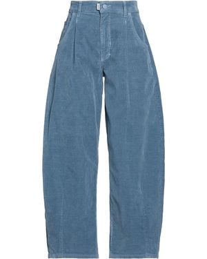 PNTS Trousers Cotton, Viscose, Elastane - Blue