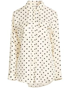 Caliban Cream Shirt Silk - White