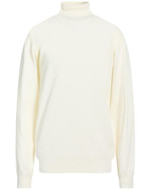 Sseinse Ivory Turtleneck Viscose, Nylon - White