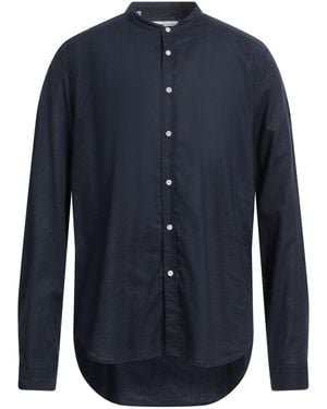 Manuel Ritz Shirt Linen, Cotton - Blue