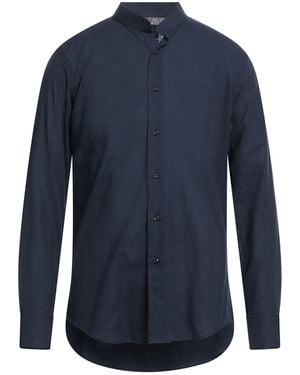 Bagutta Sky Shirt Linen, Cotton - Blue