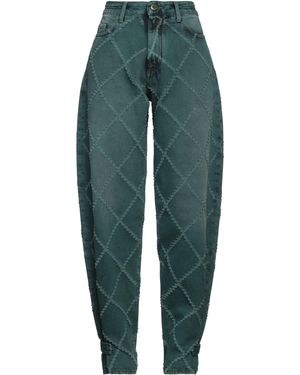 Jacob Cohen Dark Pants Cotton, Polyester - Green