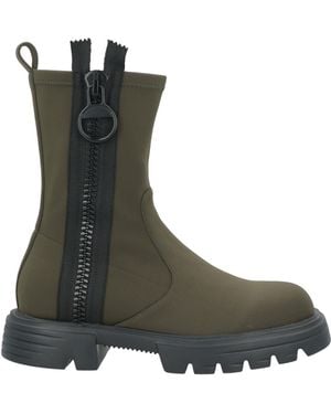 Jeannot Ankle Boots Textile Fibers - Green