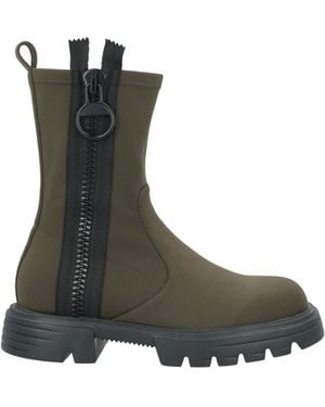 Jeannot Ankle Boots Textile Fibers - Green