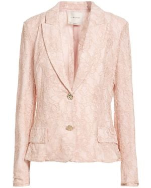 Anna Molinari Light Blazer Viscose, Polyamide - Pink