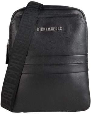 Bikkembergs Cross-Body Bag Cow Leather - Black