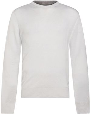 Fradi Light Sweater Virgin Wool - White