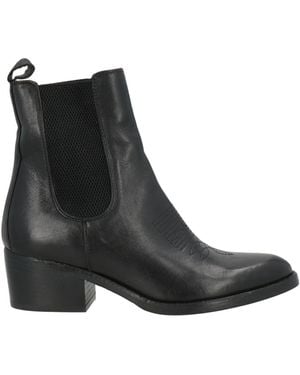 Duccio Del Duca Ankle Boots Leather - Black