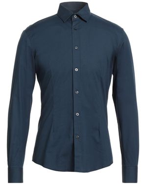 Daniele Alessandrini Shirt Cotton, Elastane - Blue