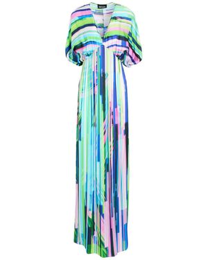 Who*s Who Lime Maxi Dress Rayon, Viscose - Blue