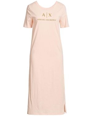 ARMANI EXCHANGE Midi Dress Cotton - Pink