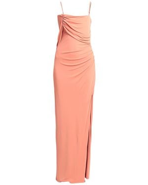 Atos Lombardini Maxi Dress Viscose, Polyamide, Elastane - Pink