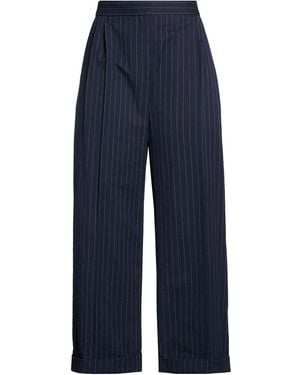 Maison Kitsuné Trousers Cotton, Wool - Blue